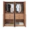 Manhattan Comfort Lee Wardrobe Closet 2.0 in Golden Brown, 2PK 2-WC002-GB - alternate 4